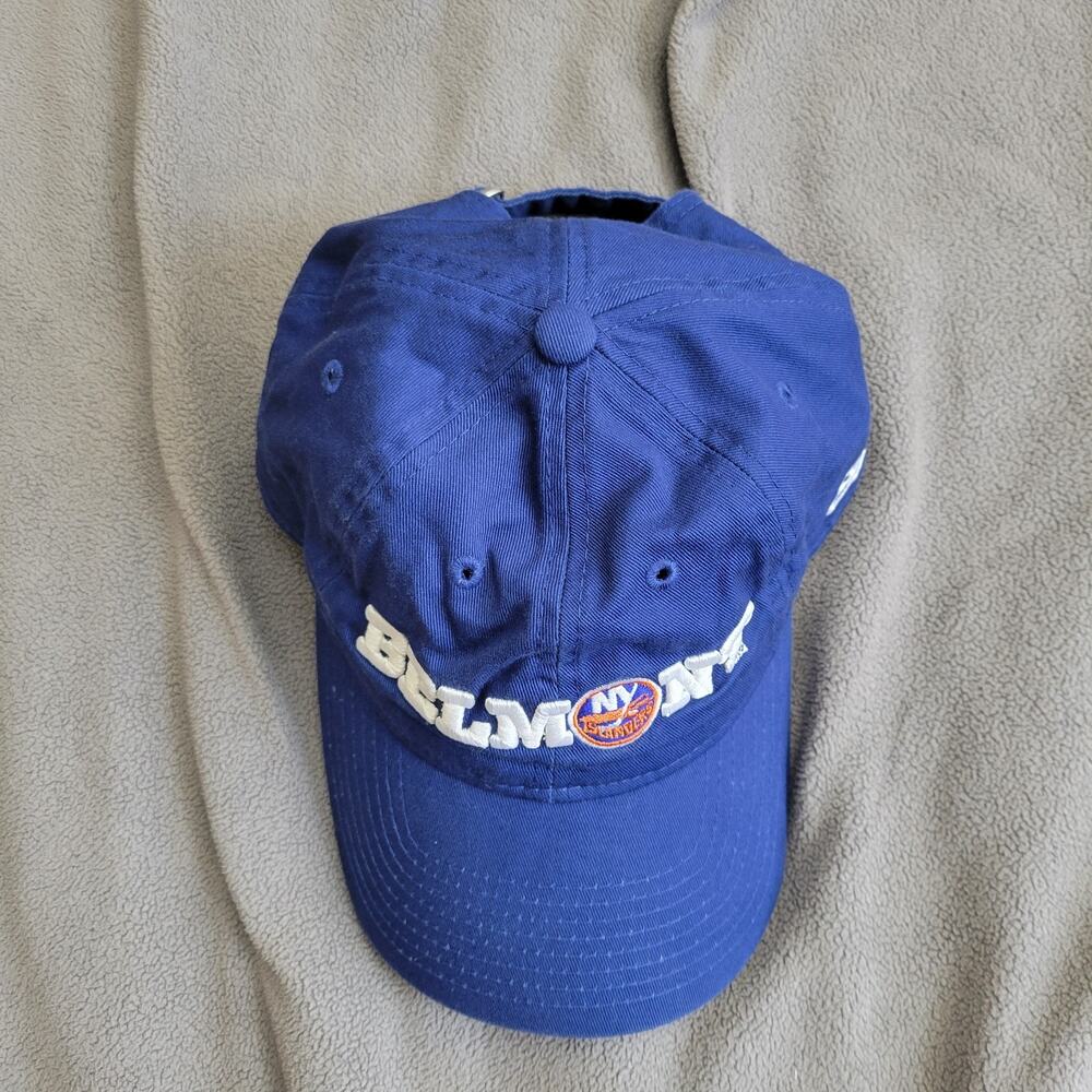 NEW YORK ISLANDERS Hat Cap Blue New Era Belmont Groundbreaking 2019 Embroidered - Picture 6 of 9